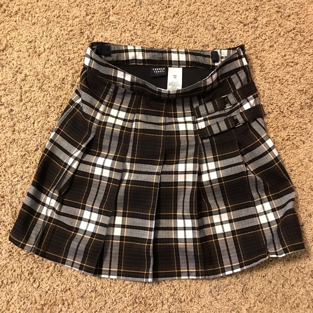 Plaid Uniform skirt girls size 10